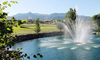 Lake Fountain in Parachute Colorado